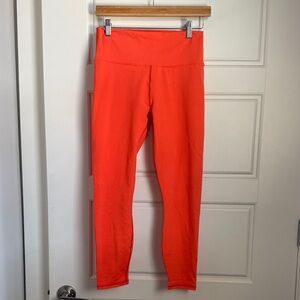Fabletics PowerHold Orange Leggings